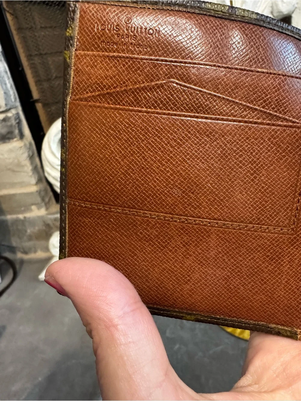Louis Vuitton Monogram Compact Envelope Wallet with COA